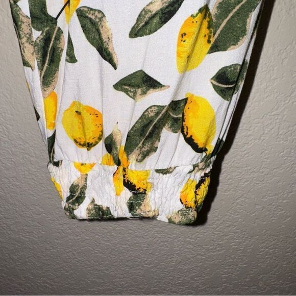 Solitaire Swim Lemon Print Lounge Pants - Size L - Picture 6 of 9